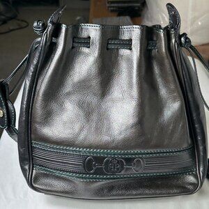NEW Black Genuine Leather Shoulder Bag